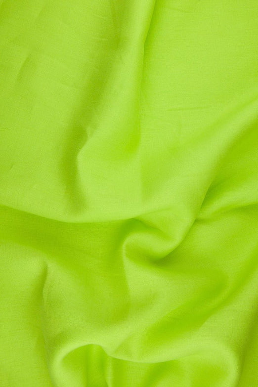 Neon Green Medium Weight Linen Fabric