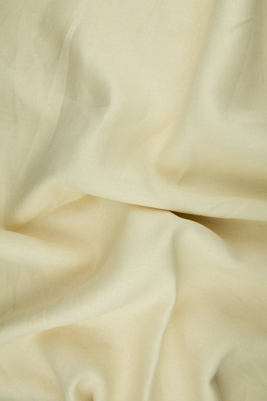Beige Medium Weight Linen Fabric
