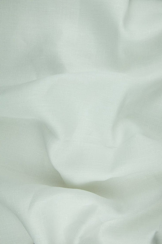 White Medium Weight Linen Fabric