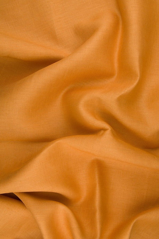 Pumpkin Medium Weight Linen Fabric