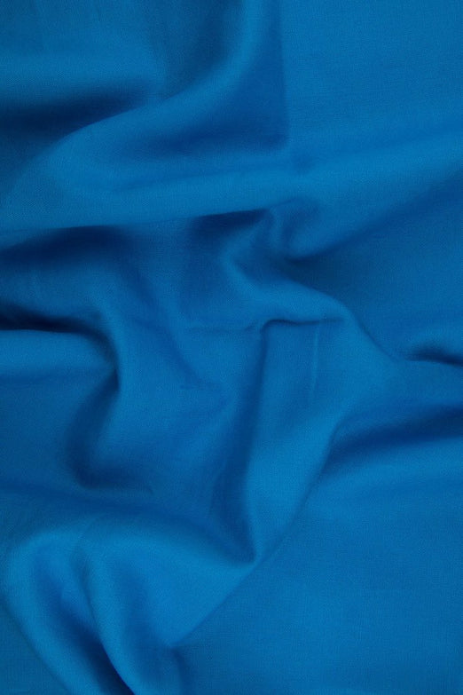 Cool Blue Medium Weight Linen Fabric