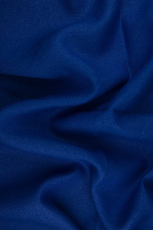 Royal Blue Medium Weight Linen Fabric