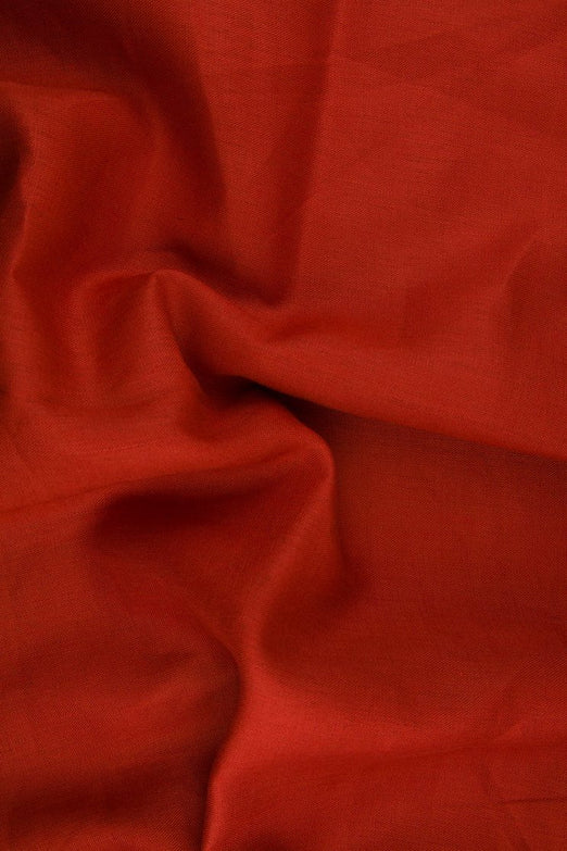 Ruby Red Medium Weight Linen Fabric