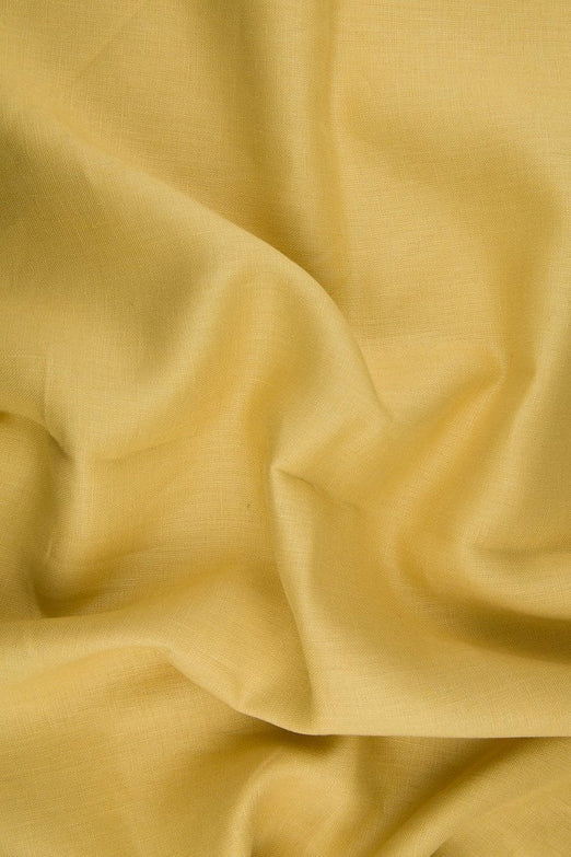 Citron Medium Weight Linen Fabric
