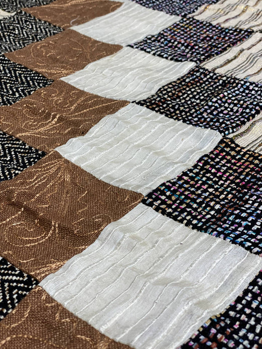 Silk Blend Multicolor Patchwork JEAD-024 Fabric