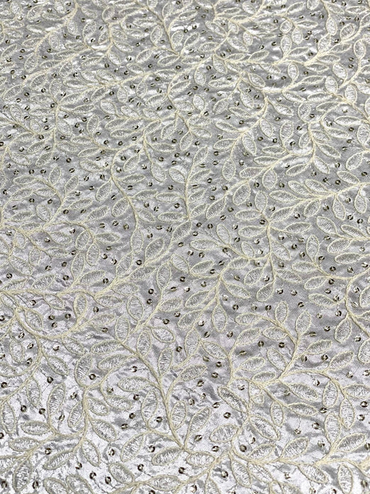 Silver JEAD-038/1 Viscose Metallic Blend Embroidery