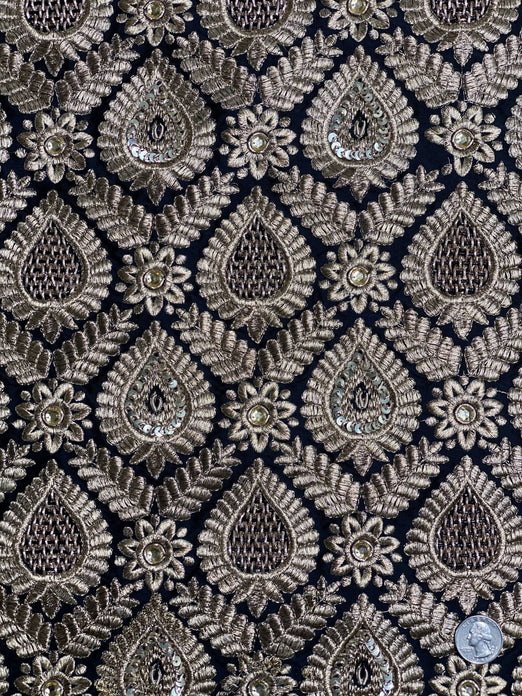 Black Gold JEAD-039/2 Viscose Embroidery