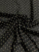 Black Sequin & Beads On Silk Chiffon JEC-062 Fabric