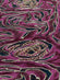 Wine Sequin & Beads On Silk Chiffon JEC-086-1 Fabric