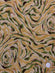 Mustard Sequin & Beads On Silk Chiffon JEC-086 Fabric