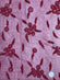 Burgundy Sequin & Beads On Silk Chiffon JEC-093-4 Fabric