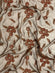 Brown Sequin & Beads On Silk Chiffon JEC-093 Fabric