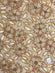 Gold Sequin & Beads On Silk Chiffon JEC-114 Fabric