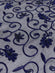 Blue Sequin & Beads On Silk Chiffon JEC-126-8 Fabric