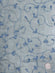 Sea Blue Sequin & Beads on Silk Chiffon JEC-164-6 Fabric