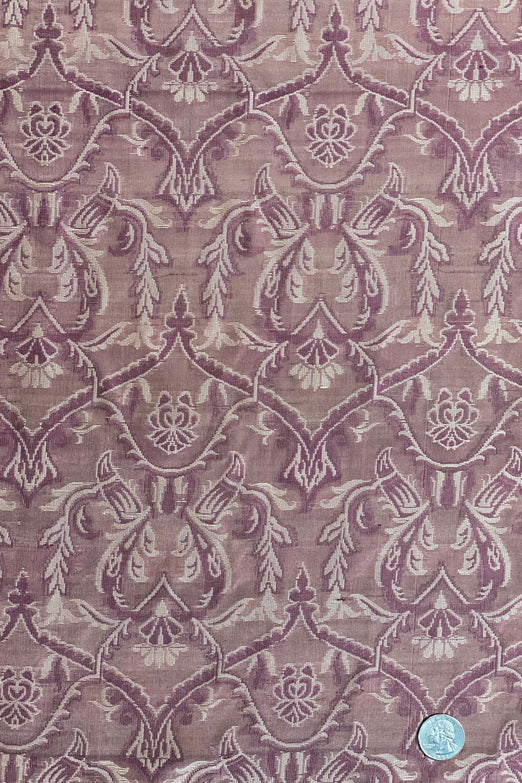 Mauve Silk Brocade JV-1102 Fabric
