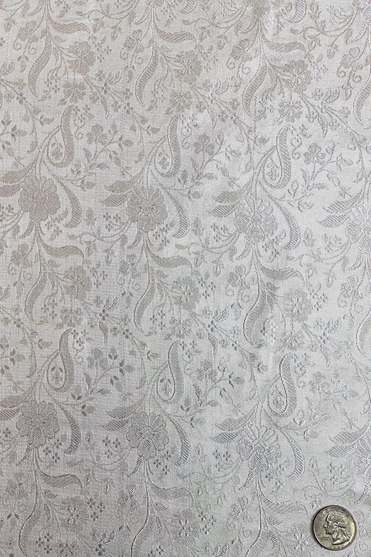 Ivory Silk Brocade JV-1235/03 Fabric