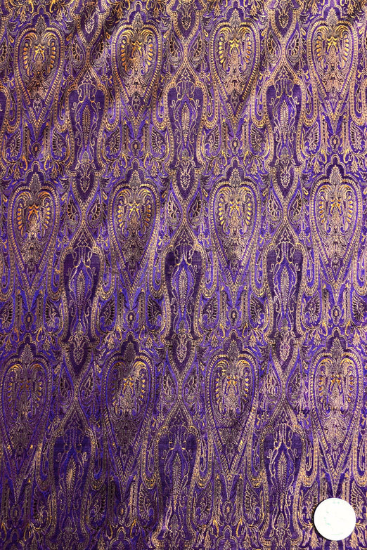 Halloween Purple Silk Brocade JV-1405/18 Fabric