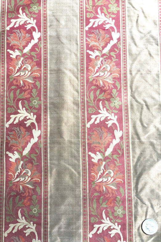 Medieval Red Silk Brocade JV-1411 Fabric