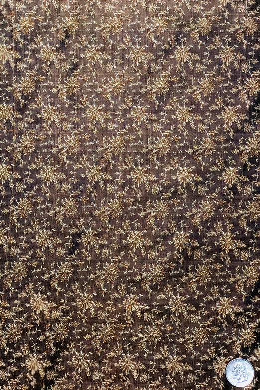 Copper Brown Silk Brocade JV-1462 Fabric