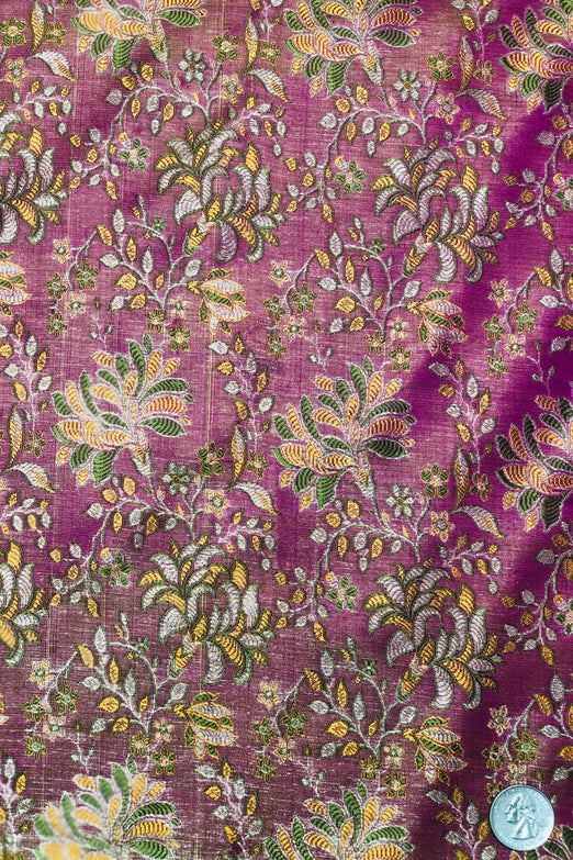 Hot Pink Silk Brocade JV-1484/1 Fabric