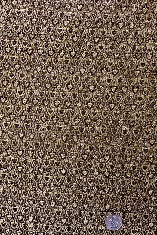 Bronze Gold Silk Brocade JV-1506 Fabric