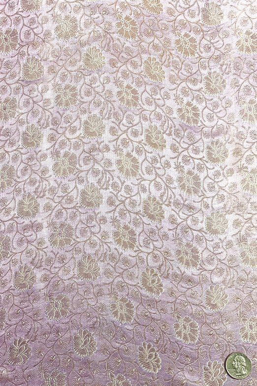 Lavendula/Beige Silk Brocade JV-1553 Fabric