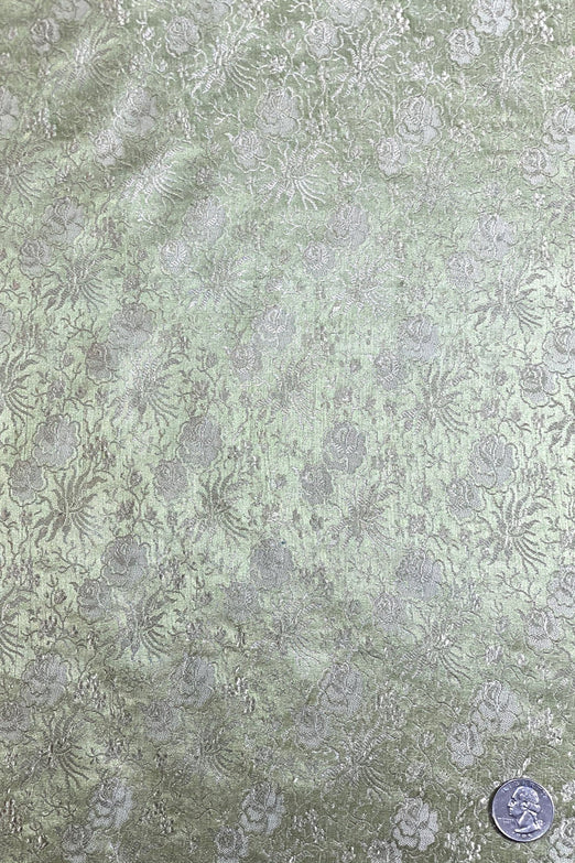 Pistachio Silk Brocade JV-1554/01 Fabric