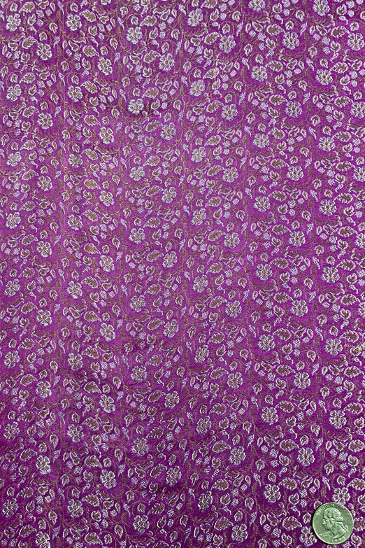 Rose Violet Silk Brocade JV-1556/07 Fabric