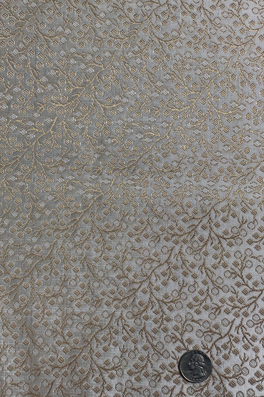 Cream/Gold Silk Brocade JV-1578/8 Fabric