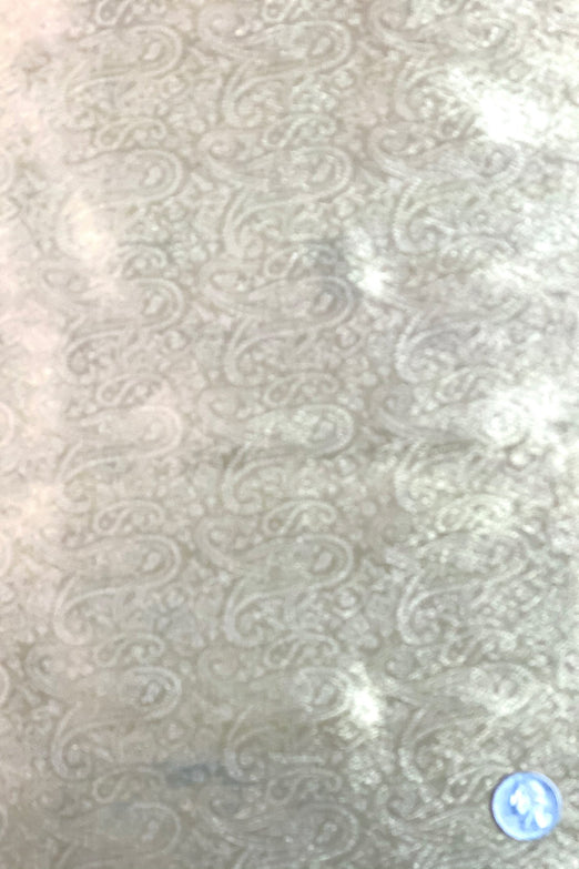 Melted Gold/ Paisley Silk Brocade JV-1579 Fabric