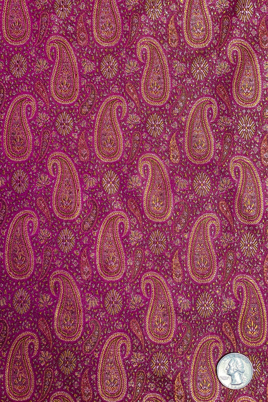 Pink Silk Brocade JV-1581AC Fabric