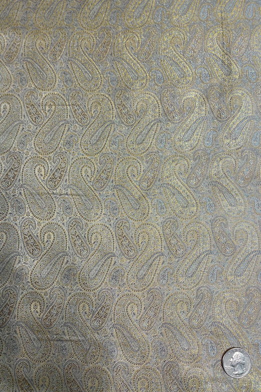 Light Gold Silk Brocade JV-1582 Fabric