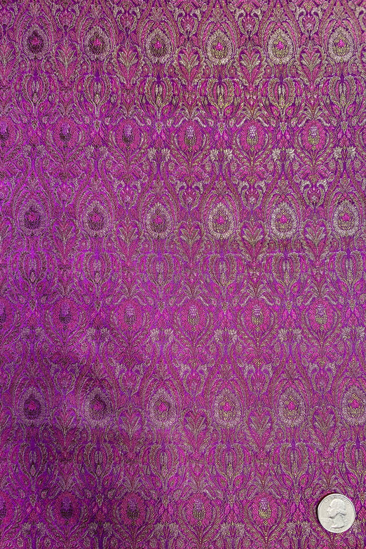 Purple Silk Brocade JV-1583/02 Fabric