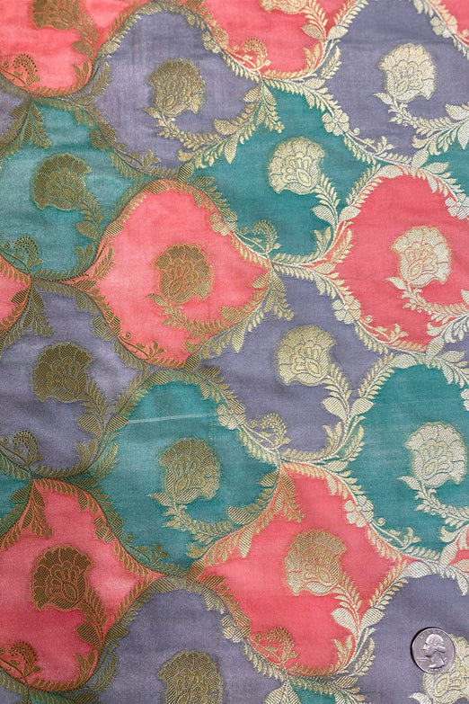 Pastel Palette Silk Brocade JV-1597/01 Fabric