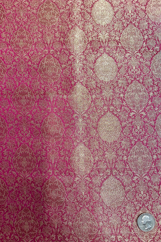 Pink Gold Silk Brocade JV-1600/01 Fabric