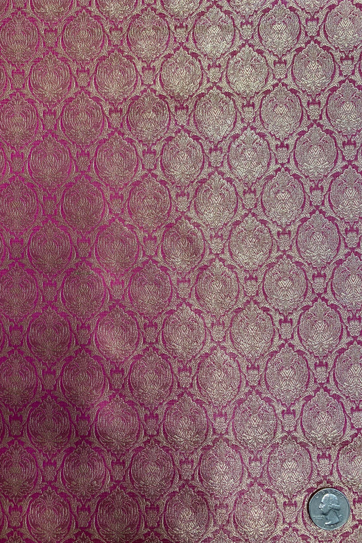 Pink Silk Brocade JV-1609 Fabric