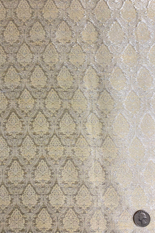 Cream Silk Brocade JV-1612/01 Fabric