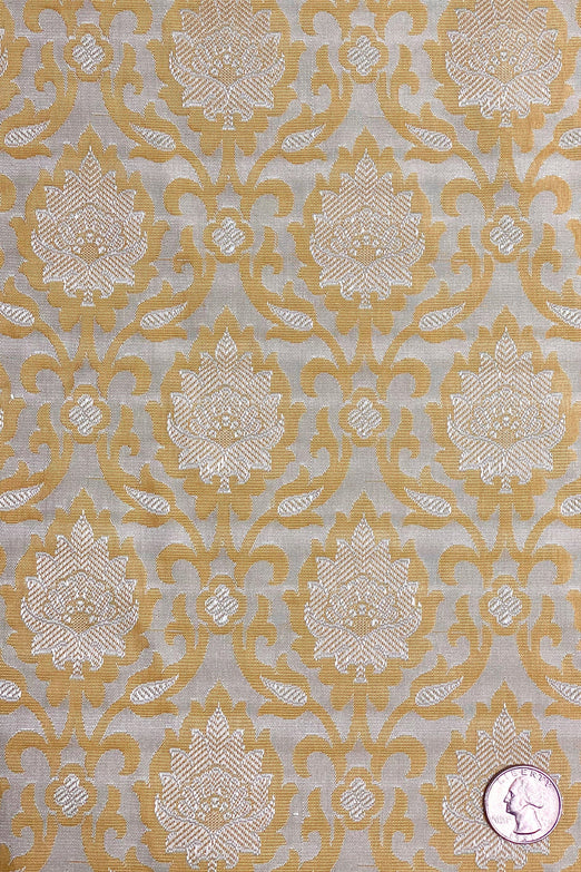 Light Gold Silk Brocade JV-1620/01 Fabric