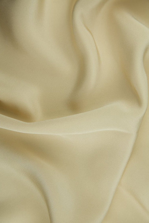 Wheat Silk 4-Ply Crepe Fabric