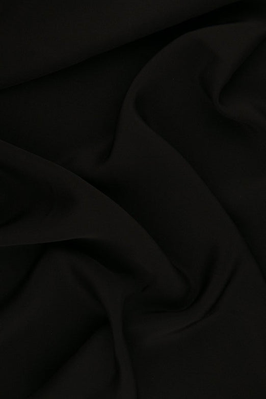 Dark Merlot Silk 4-Ply Crepe Fabric