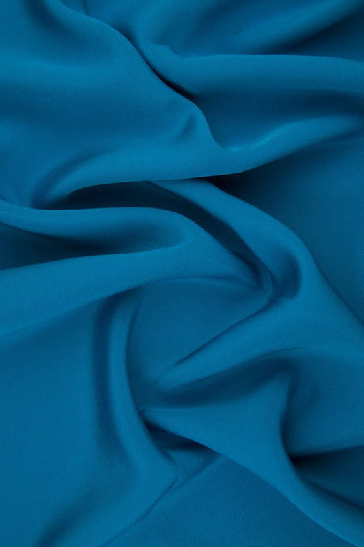 Caribbean Sea Silk 4-Ply Crepe Fabric