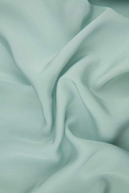 Honeydew Silk 4-Ply Crepe Fabric By The Yard