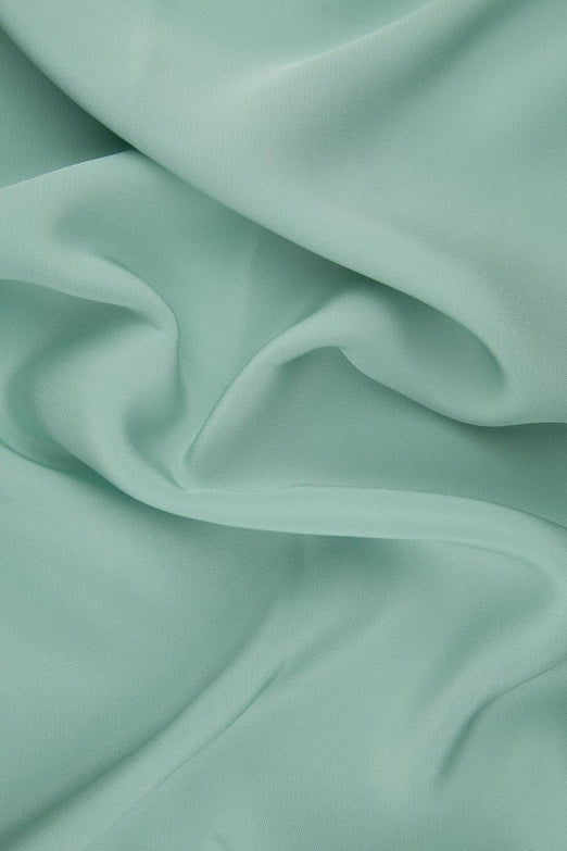 Seafoam Silk 4-Ply Crepe Fabric