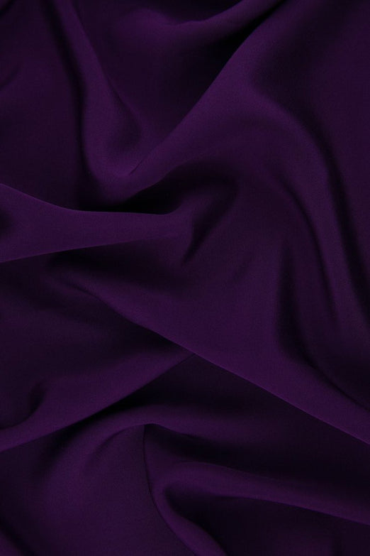 Amethyst Silk 4-Ply Crepe Fabric