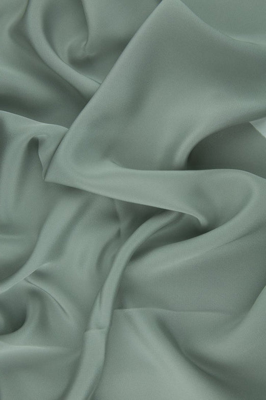 Light Gray Silk 4-Ply Crepe Fabric