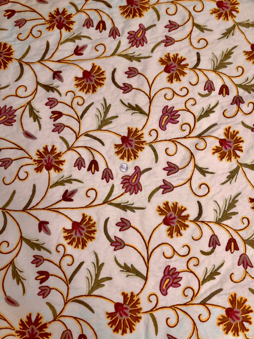 Multicolor Crewel KF-032 Fabric