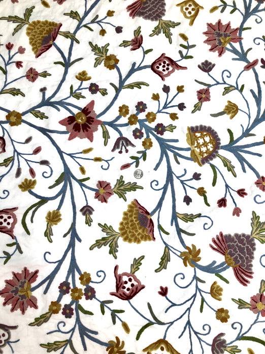 Multicolor Crewel KF-036-1 Fabric