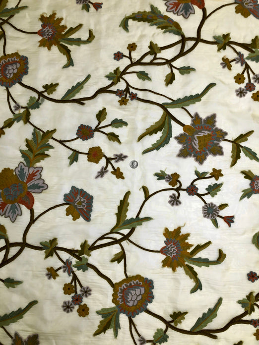 Multicolor Crewel KF-081 Fabric