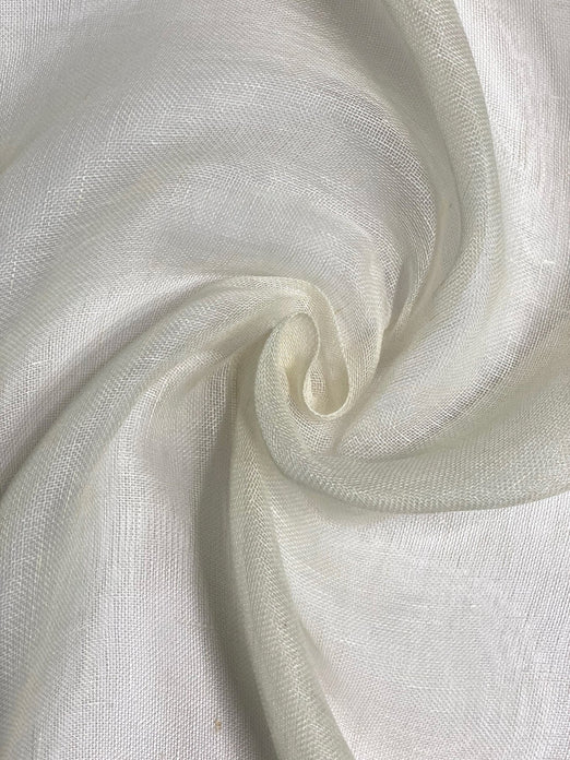 Ivory Bridal Linen Fabric